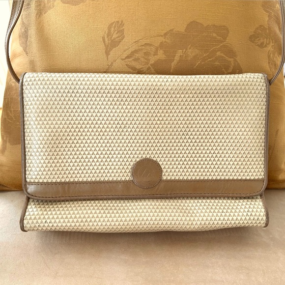 Vintage 80s Liz Claiborne Convertible Clutch Handbag - Picture 2 of 12